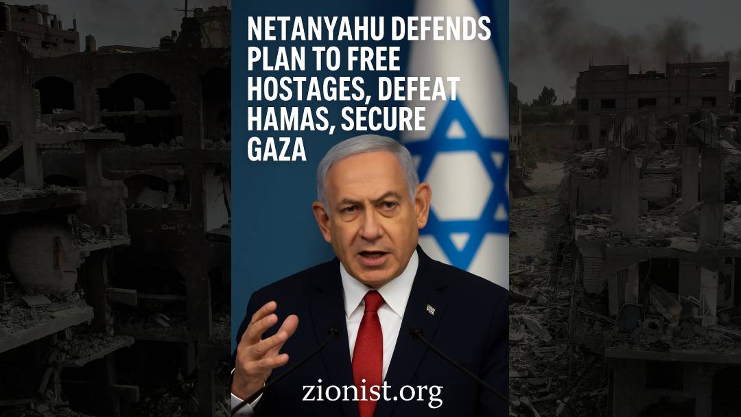 Netanyahu Defends Gaza City Takeover Plan as Key to Victory and Hostage Freedom